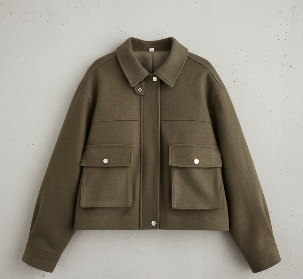 Army Green Oversized Utility Jacket